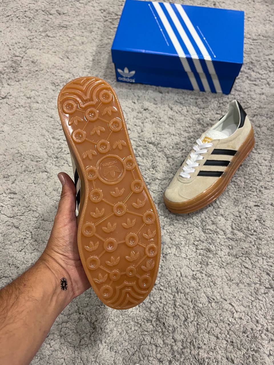 ADIDAS GAZELLE suela alta